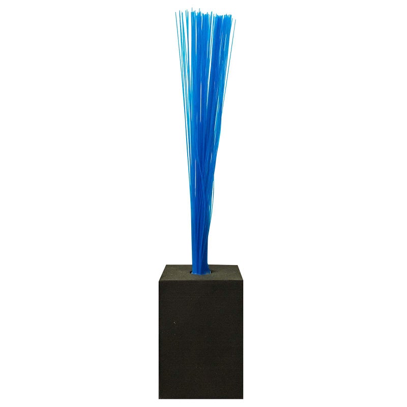 Champro Foam Base Plug with Optic Blue Tassel, Black, Optic Blue, B008F